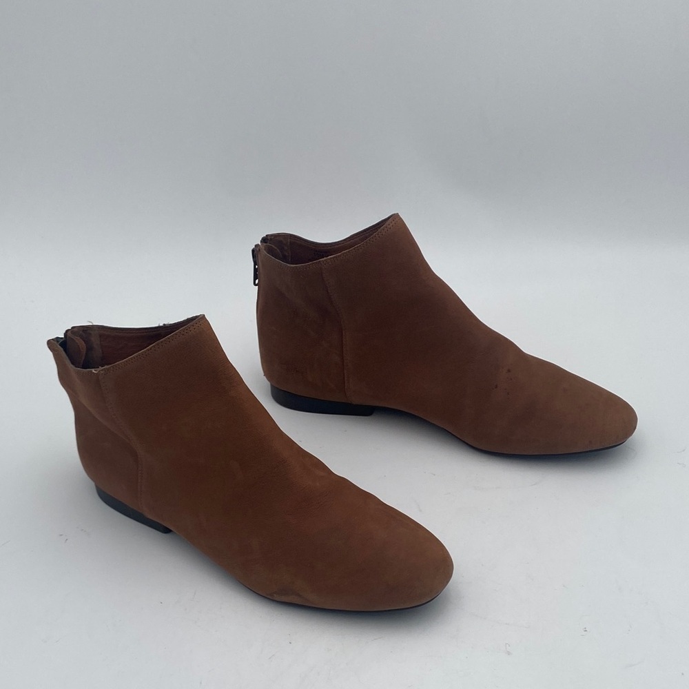 Lucky Brand Brown Ankle Bootied women 10M casual leather office fall retro Y2K